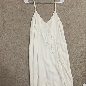 White Lulus midi fitted dress